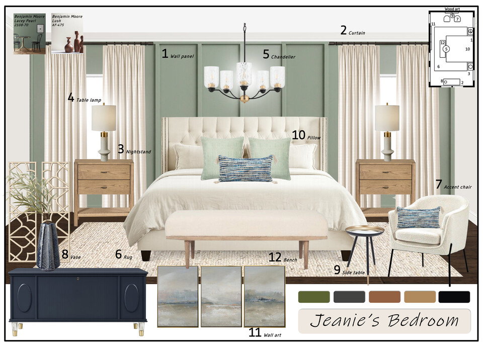 Modern Transitional Bedroom Design Nicholas M. Moodboard 1 thumb