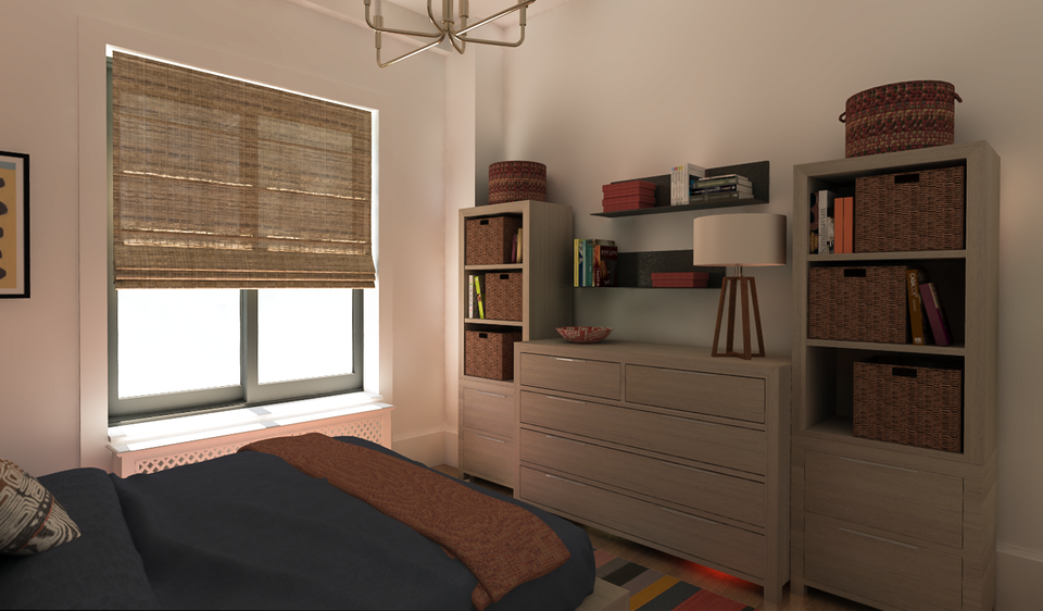 Online Designer Bedroom 3D Model 5