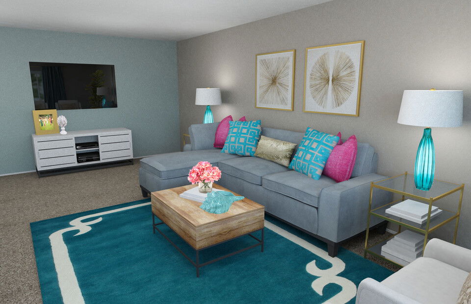 Online Designer Living Room 3D Model 2