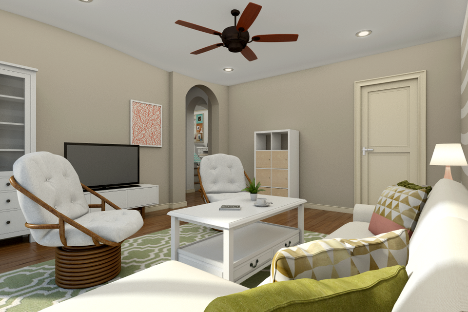 Online Designer Bedroom 3D Model 2