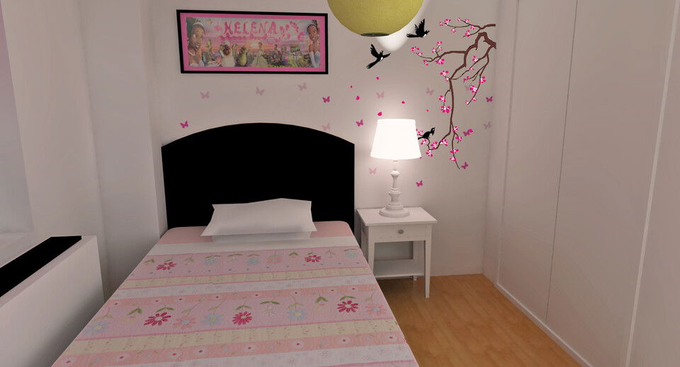 Online Designer Kids Room 3D Model 2