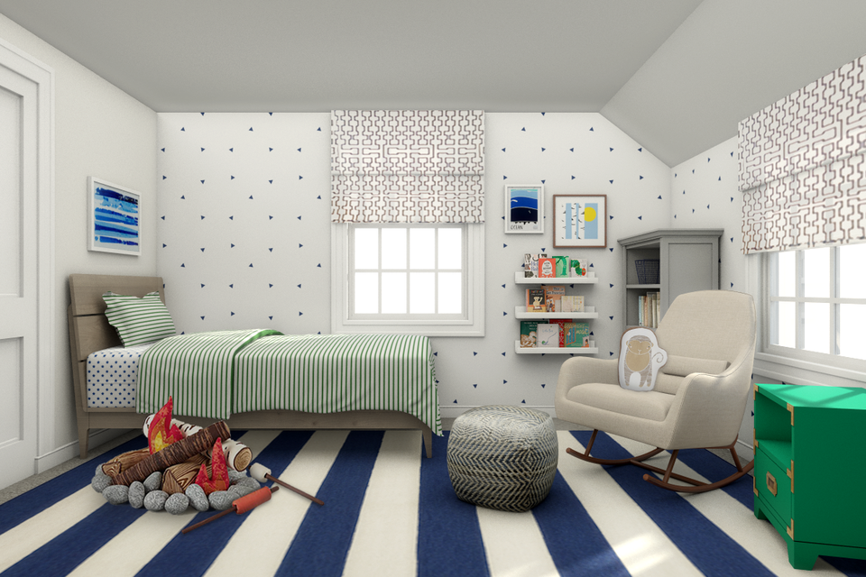 Online Designer Bedroom 3D Model 1