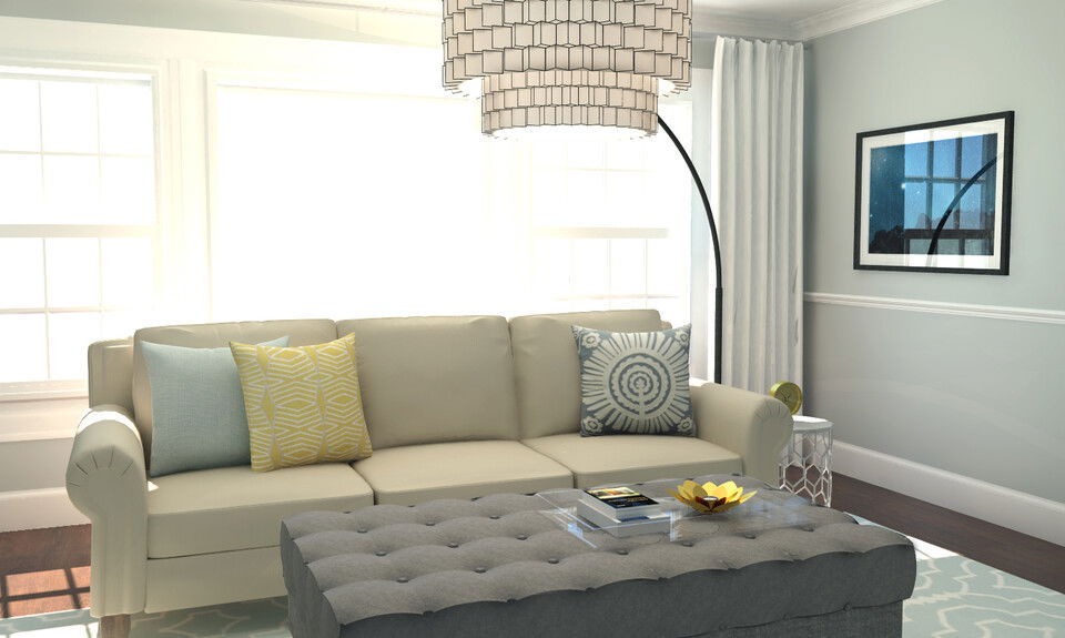 Online Designer Living Room 3D Model 3