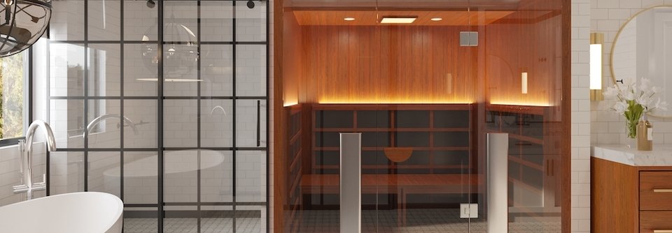 Contemporary Gym Bathroom Design-GandJ - After