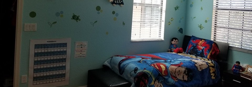 Space Themed Kids Room Design-Aileen - Before