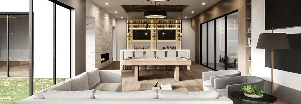 Contemporary Home and Bar Design-Michelle - After