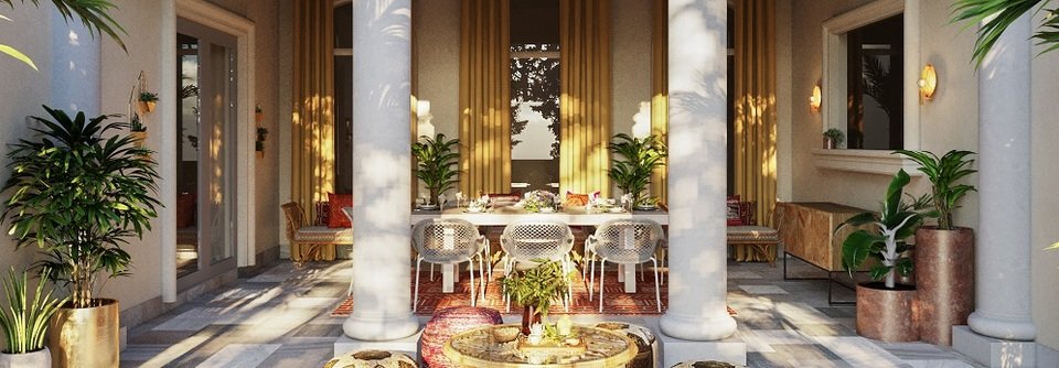 Bohemian Style Design Patio - Morocco inspired-Edward - After