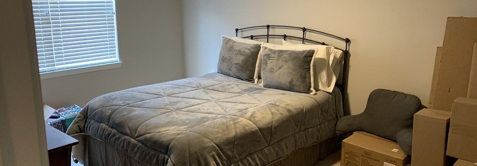 Contemporary Masculine Bedroom Transformation-Steve - Before