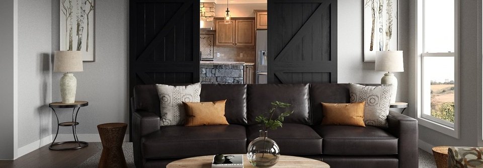 Modern Rustic Living Room Design-Amy - After