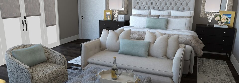 Transitional Master Suite Decorating Ideas-Natalie - After