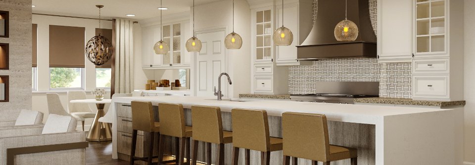 Modern Combined Living & Kitchen Room Design-Anjali - After