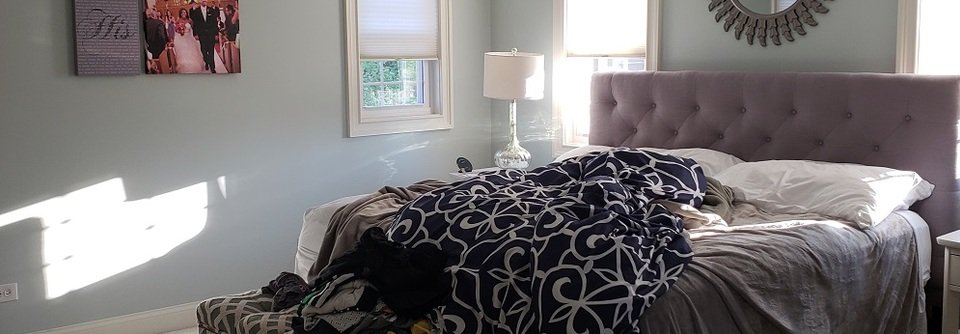 Transitional with Neutral Colors Master Bedroom-Tiffiny - Before
