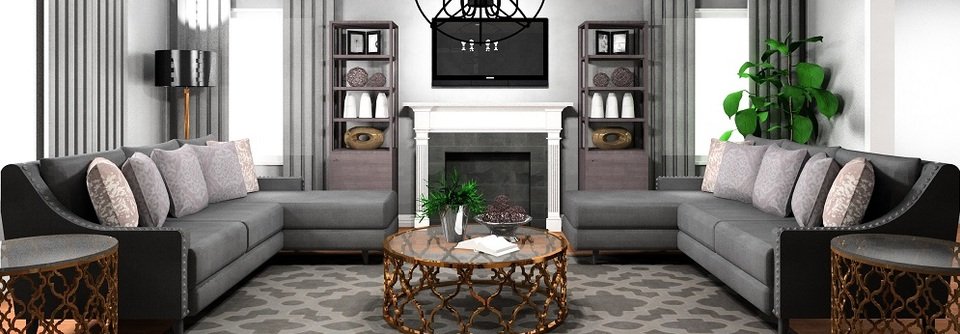 Transitional Living Room Layout Ideas-Rachel - After