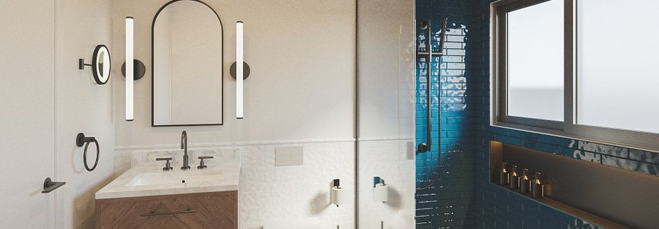 Midcentury Modern Guest Bathroom Remodel-Daniel - After