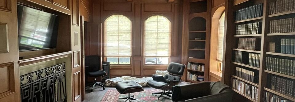 Traditional Wooden Home Office Renovation-Amelia - Before