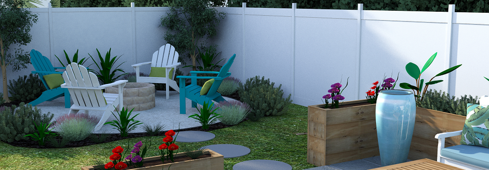 Tropical Backyard Patio Design-Matt - After