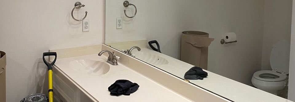 Calming Grey Transitional Bathroom Design-Deanna - Before