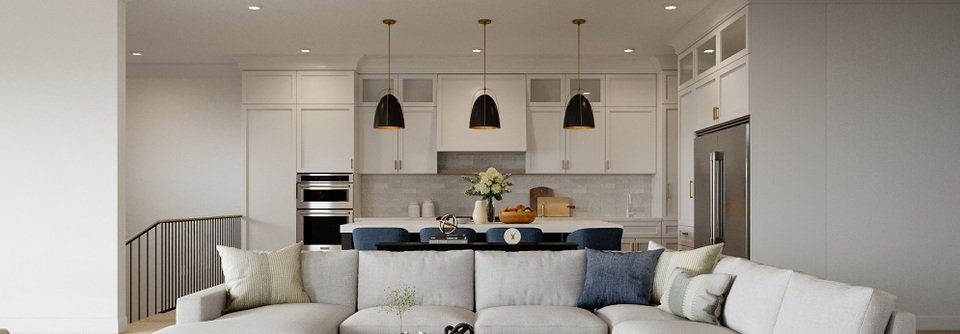 Transitional Living & Kitchen Interior Design-Khristina - After