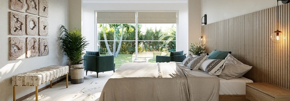 Modern Coastal Living Room and Bedroom Makeover-Kris - After