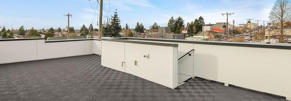 Contemporary Scandinavian Rooftop Patio Decor-Leah - Before