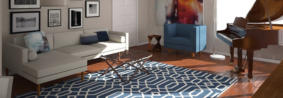 Mid-century Modern Living room-Chris - After