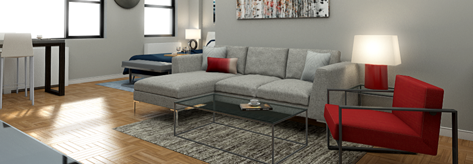 Stylish living room-Alexandra - After