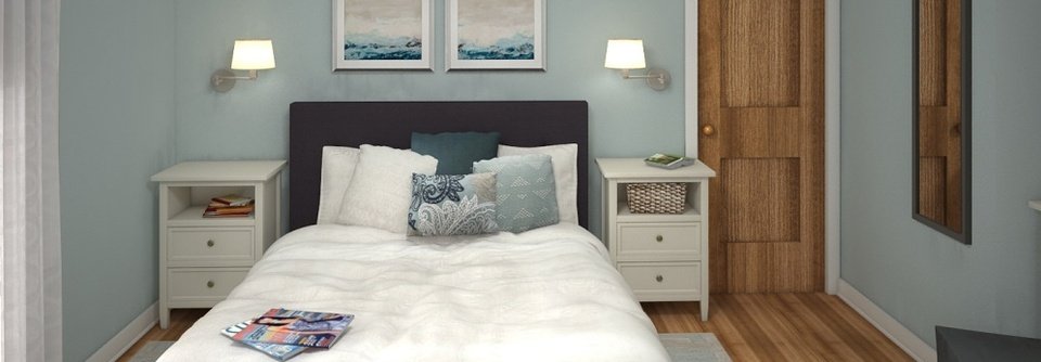 Relaxing Transitional Bedroom-Leslie - After