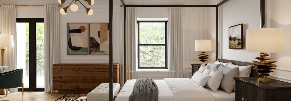 Lux Master Bedroom With Ensuite Bath Remodel-Nicoleta - After