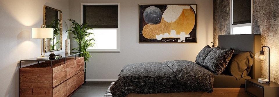 Modern Masculine Bedroom Interior Design-Prince - After