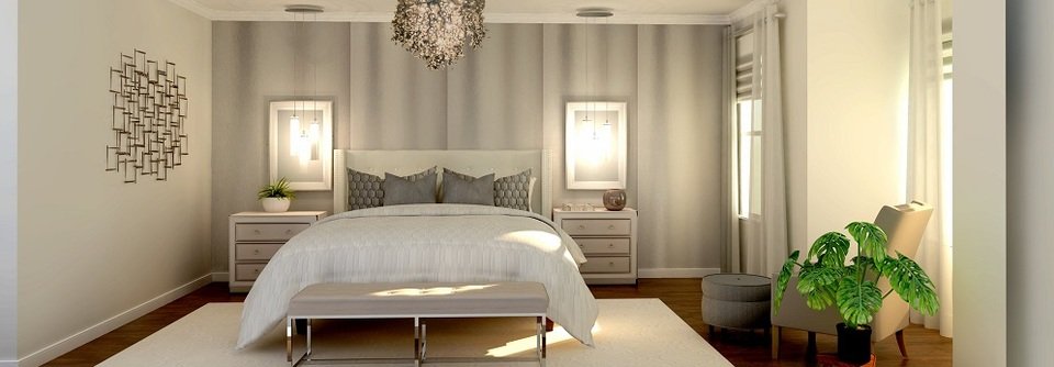 Glamorous and Elegant Master Bedroom-Preeti - After