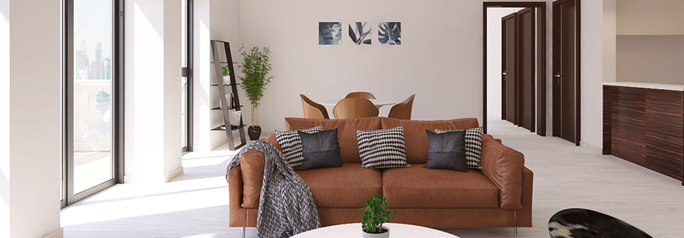 Minimalistic Modern Living Room Interior Design-Sameep - After