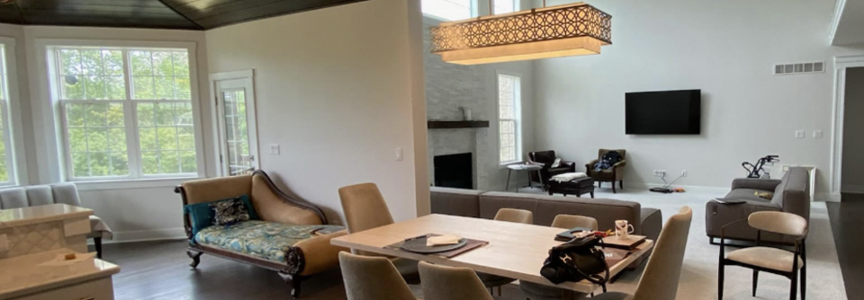 Glamorous/Elegant Living and Dining Room Design-Rehana - Before
