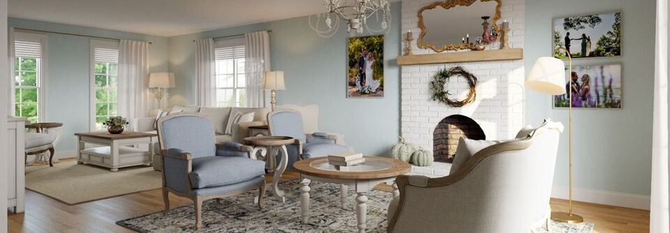 Elegant French Country Home Design-Johanna - After