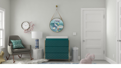 Online design Transitional Nursery by Ebere O. thumbnail