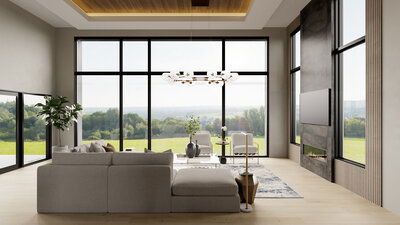 Online design Modern Combined Living/Dining by Casey H. thumbnail