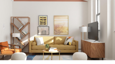 Online design Contemporary Living Room by Ebere O. thumbnail