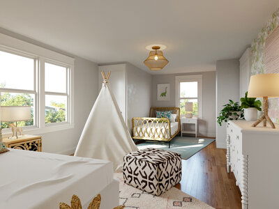 Online design Eclectic Bedroom by Drew F. thumbnail