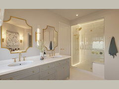 Transitional Master Bathroom Renovation | Decorilla