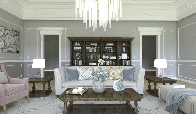 Online design Traditional Living Room by Charlene L. thumbnail