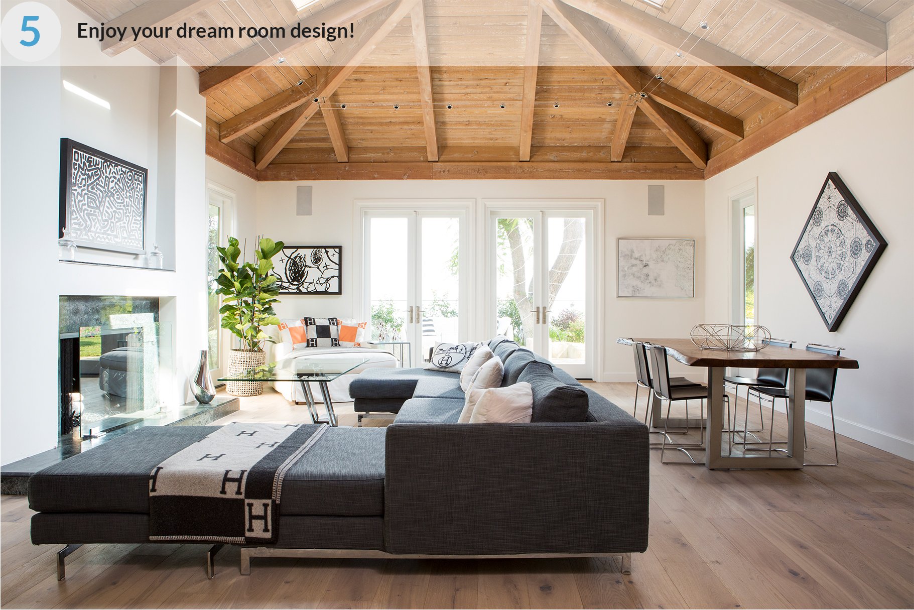 Online interior design process ends with your dream room
