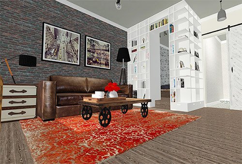 Online design Transitional Living Room by lila n. thumbnail