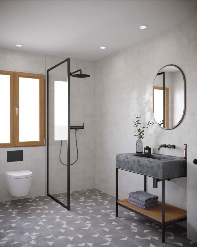 Online design Modern Bathroom by Anna Y. thumbnail