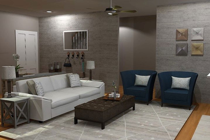 Online design Transitional Living Room by Brittany J. thumbnail