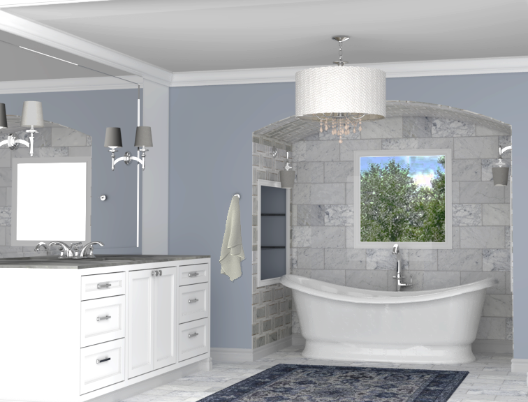 Online design Traditional Bathroom by Betsy M. thumbnail