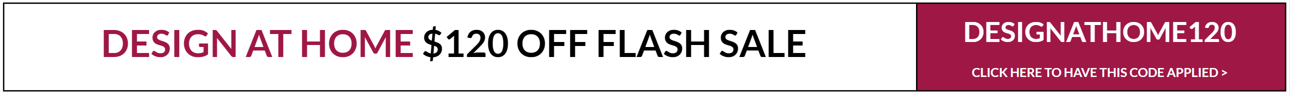 Gift Card Sale Banner $120 Off Flash Sale