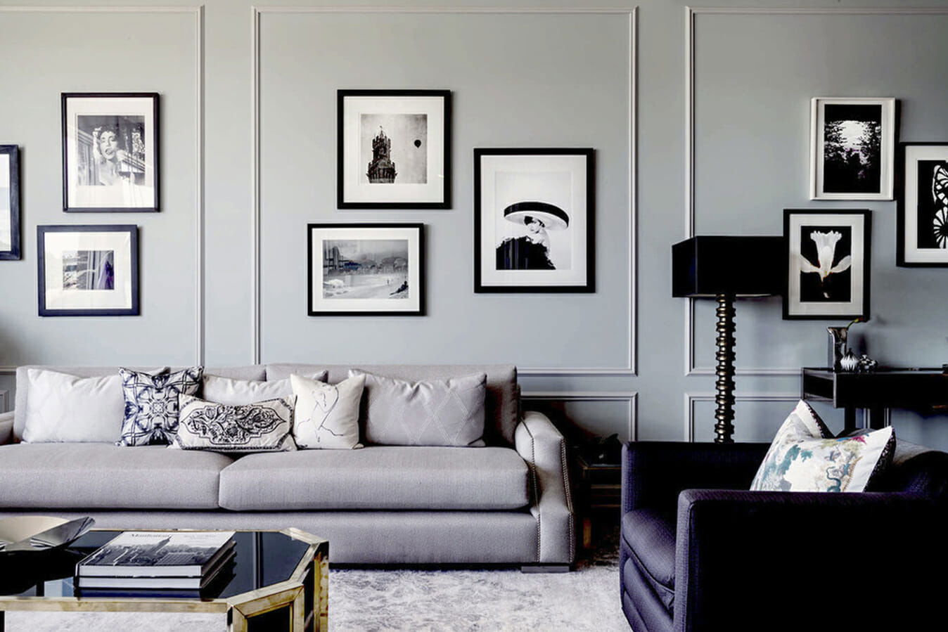 grey winter interior design