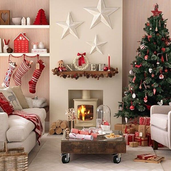 top Christmas holiday decorating ideas living room