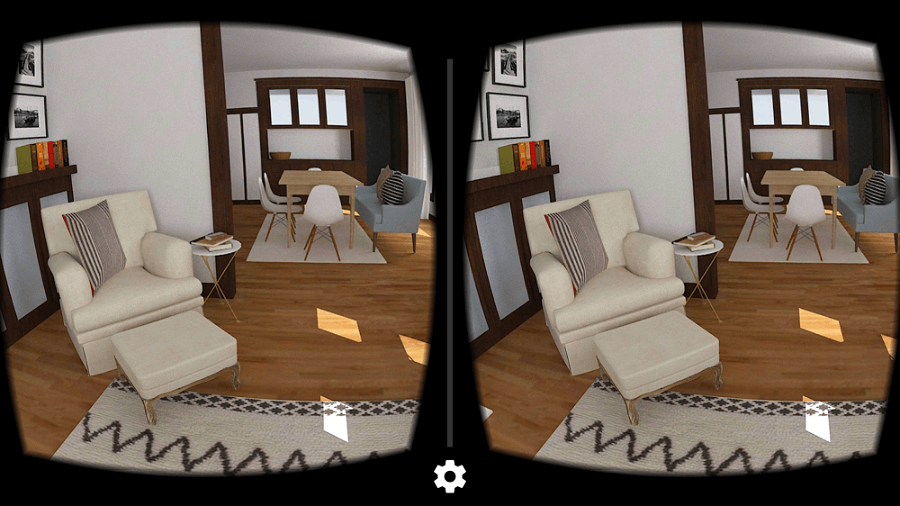 Living room interior design VR (2)