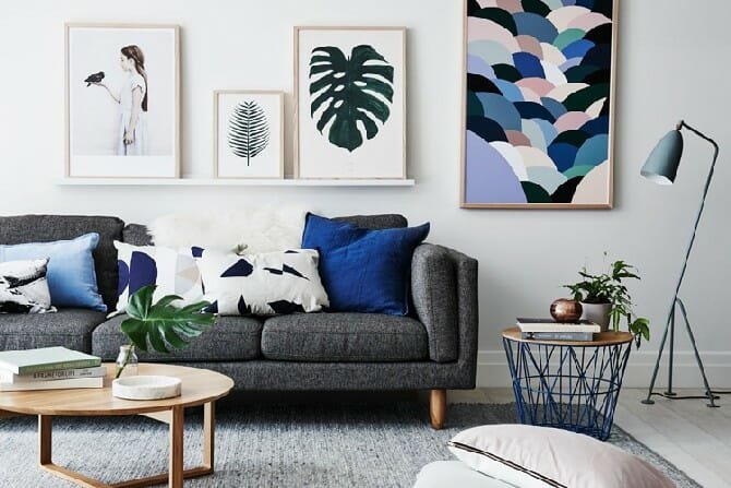 Before After Mid Century Modern Living Room Design Online