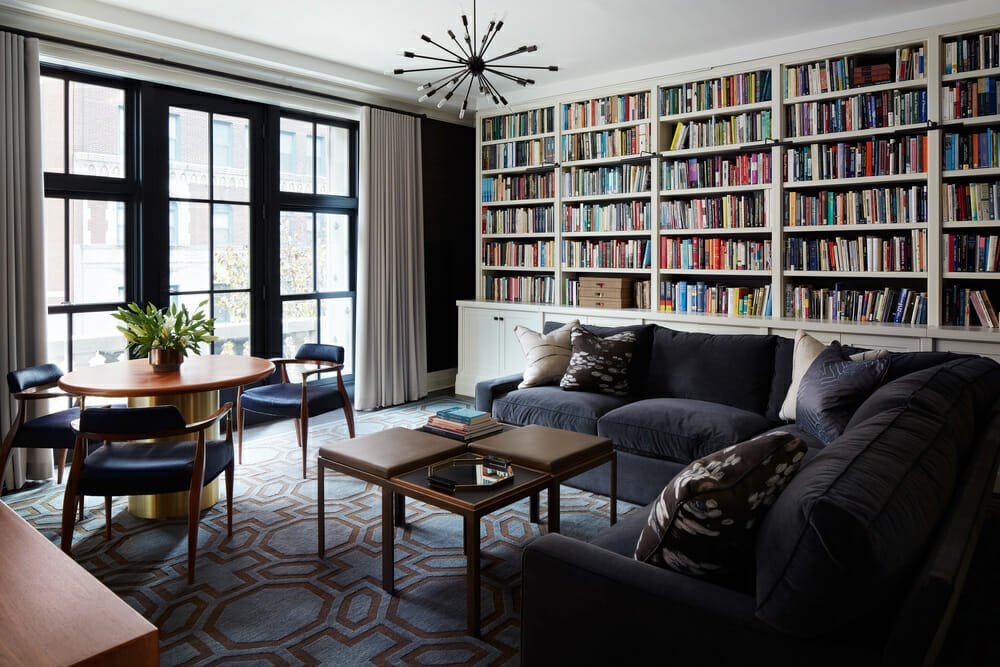 Top Chicago Interior Designers Marshall Erb Library 